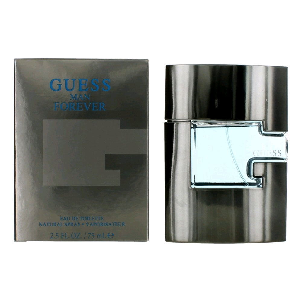 Bottle of Guess Forever by Guess, 2.5 oz Eau de Toilette Spray for Men